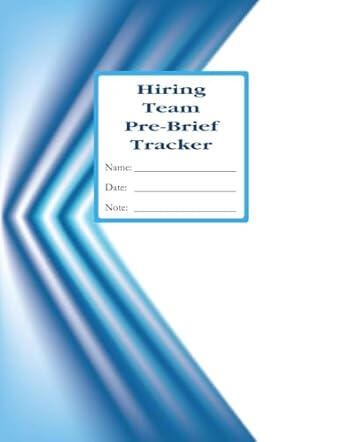 Hiring Team Pre-Brief Tracker